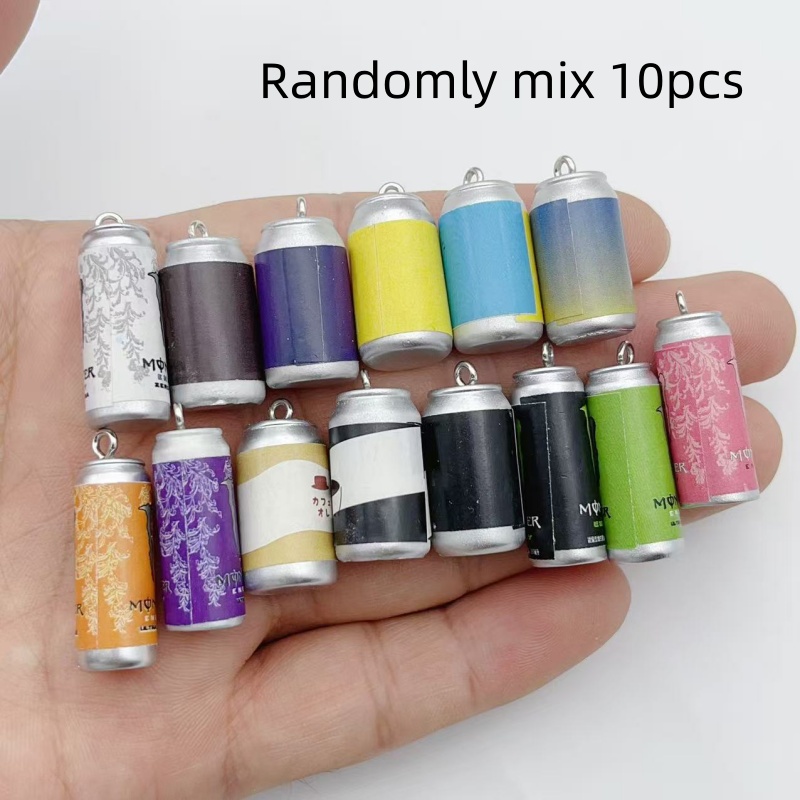 Jewelry Making Resin - 10Pcs Mini Simulation Beverage Can Resin