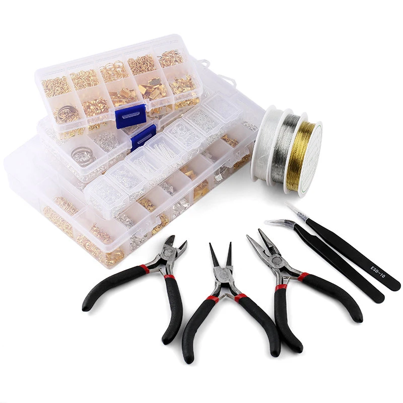 Jewelry Making Kit - Jewelry Findings Tool Set Open Jump