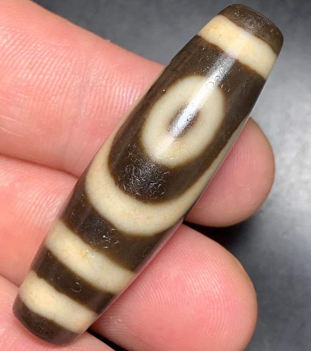 Jewelry Making Store - 2 Eye Tibentan Dzi Beads Two