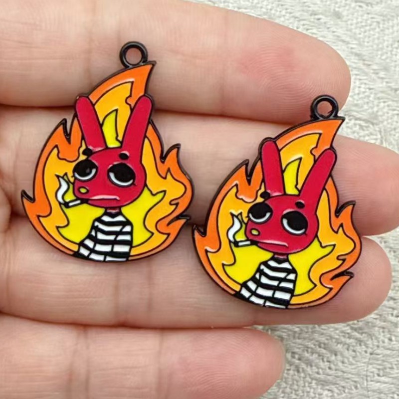 Jewelry Making Game - 10 pcs Cartoon Game peripherals Charms