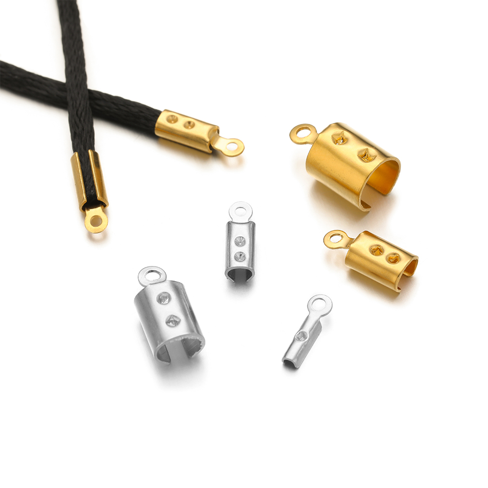 Jewelry Making Bead - 50pcs Stainless Steel High Quality Crimp