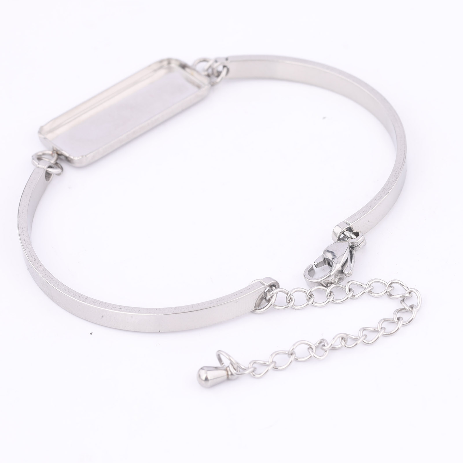Jewelry Making Course - 5pcs Stainless Steel Fit 10x25mm Rectangle
