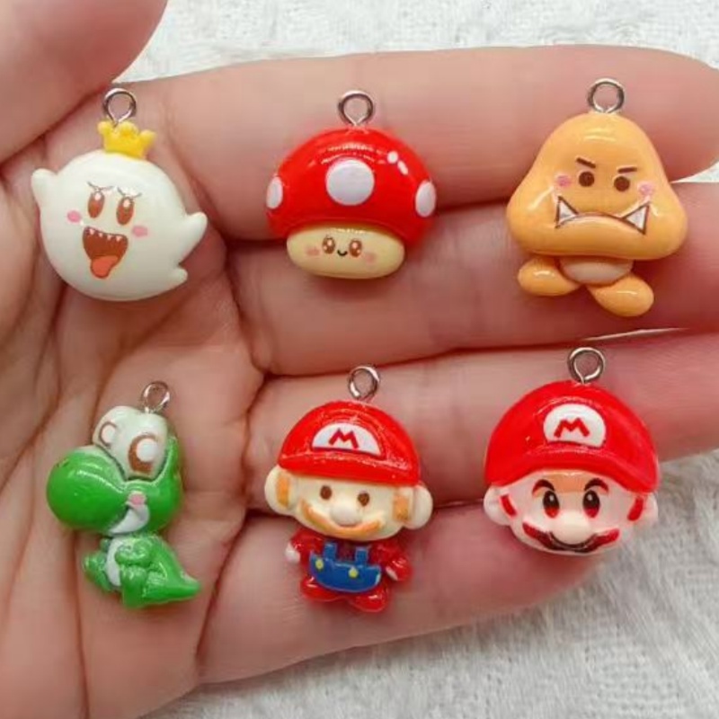 Jewelry Making Resin - 10pcs resin cartoon pendant, DIY jewelry
