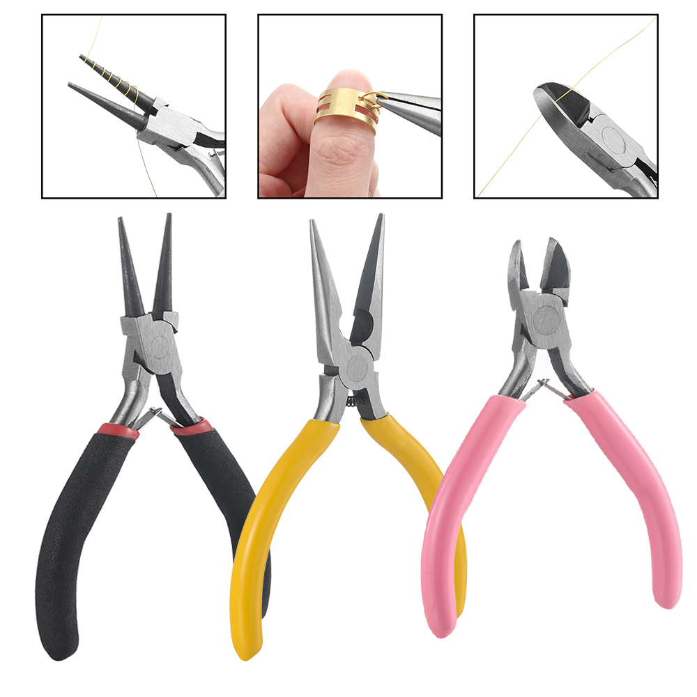 Jewelry Making Pliers Set - 3pcs/Set 3 Styles Jewelry Pliers Tools