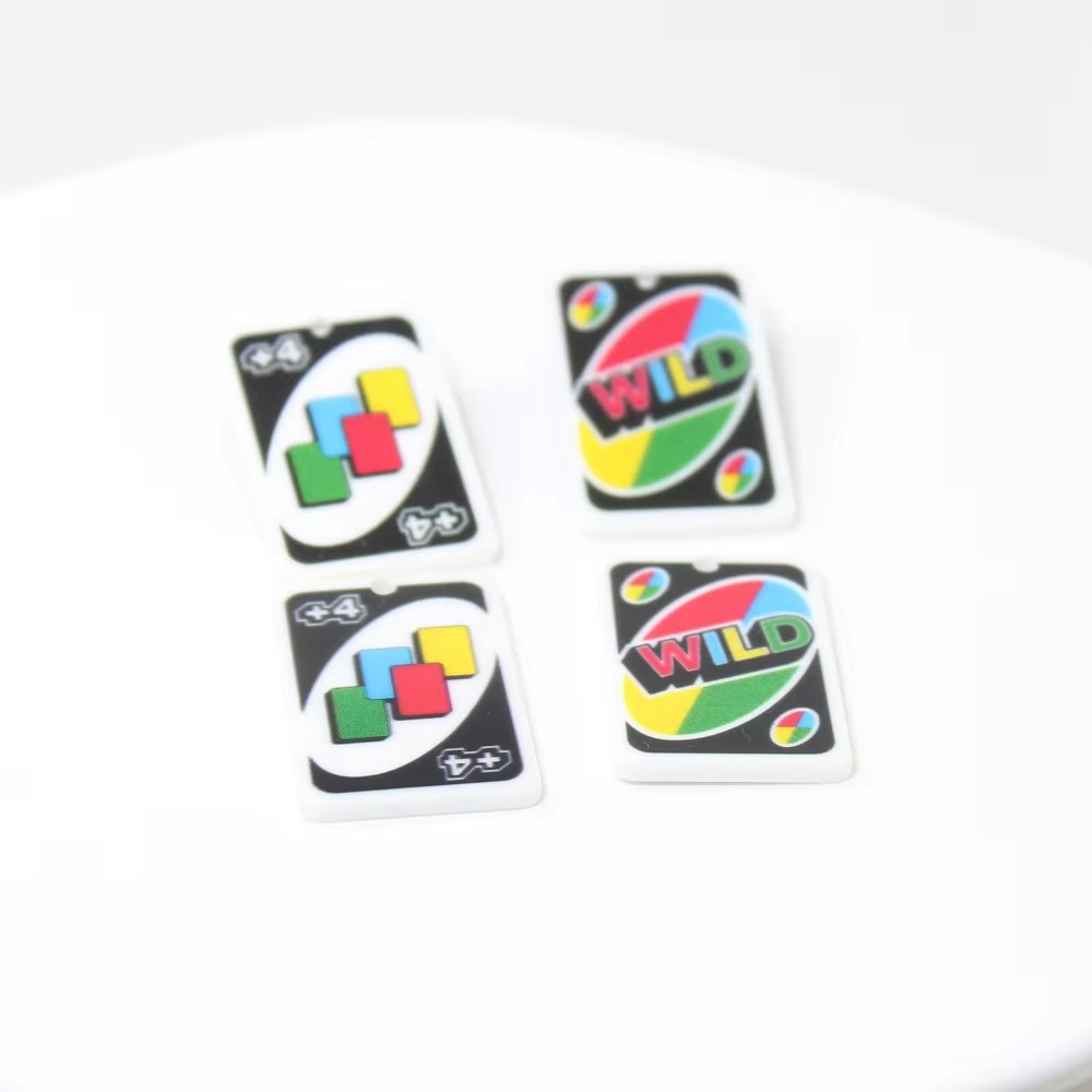 8Pcs/Lot Peker Game Card Charm - Jewelry Making Game 评论和价格