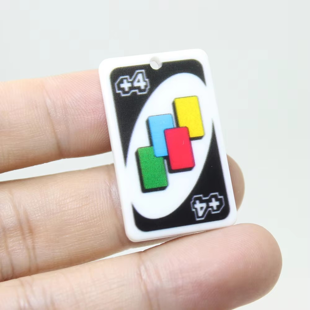 8Pcs/Lot Peker Game Card Charm - Jewelry Making Game 评论和价格