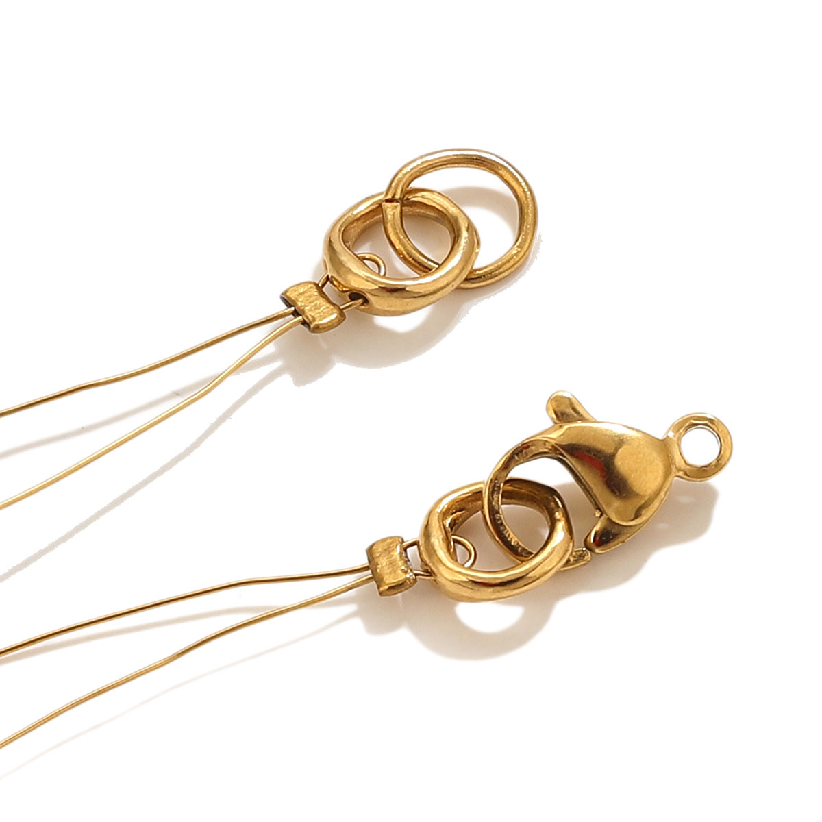 20pcs Stainless Steel Clasps E - Jewelry Making Bead 评论和价格