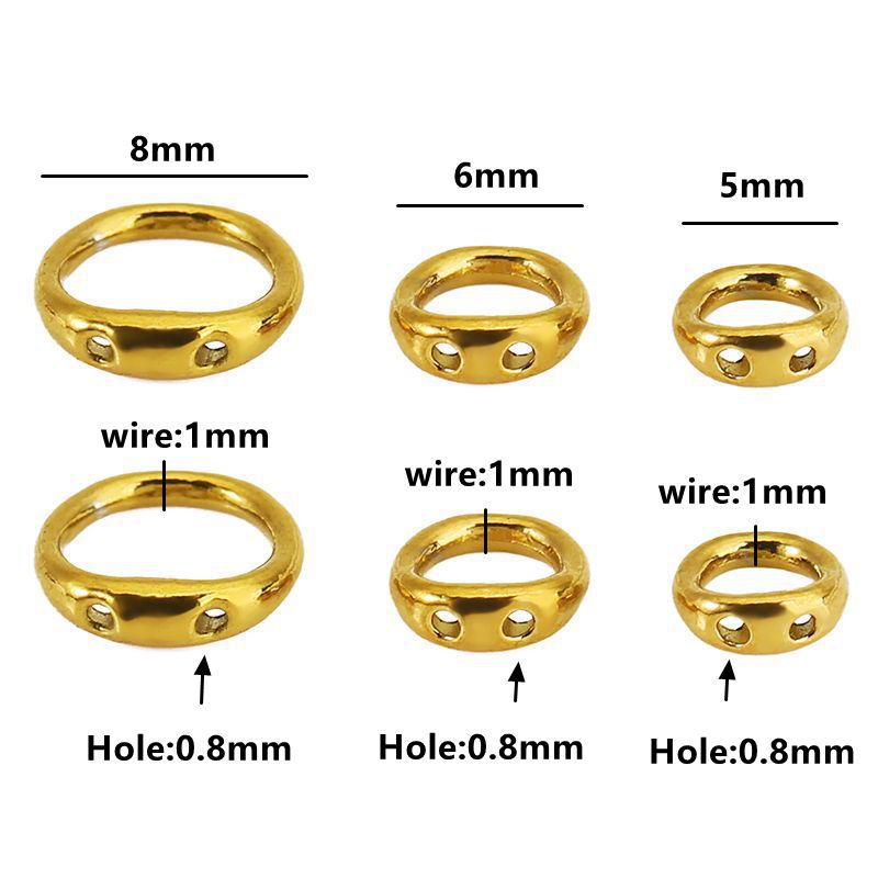 30pcs 5/6/8mm Stainless Steel  - Jewelry Making Bead 评论和价格