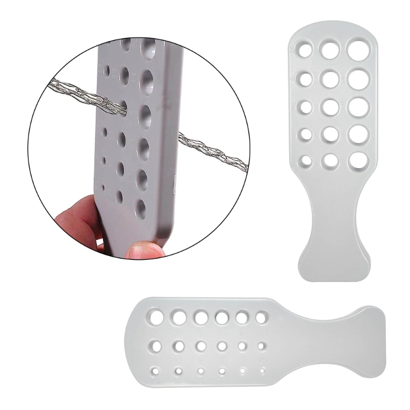 2Pcs Metal Wire Draw Plate Rou - Jewelry Making Drawing 评论和价格