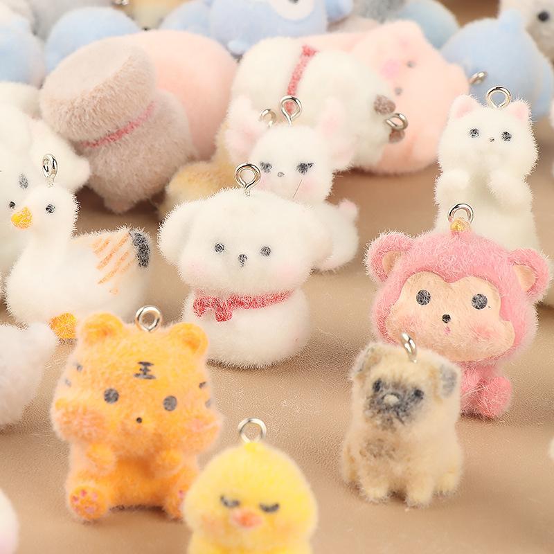 5/10Pcs Resin Cartoon DIY Pend - Jewelry Making Classes 评论和价格