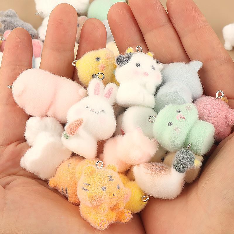 5/10Pcs Resin Cartoon DIY Pend - Jewelry Making Classes 评论和价格