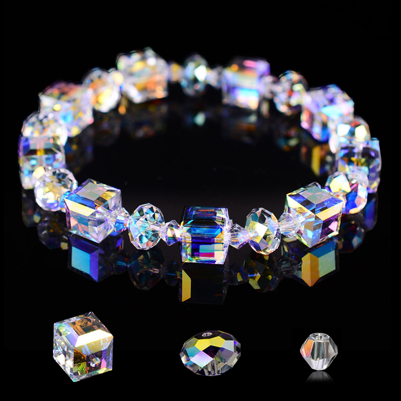 180-250PCS 4/6/8/10MM AB Color - Jewelry Making Glasses 评论和价格
