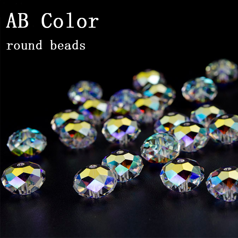 180-250PCS 4/6/8/10MM AB Color - Jewelry Making Glasses 评论和价格