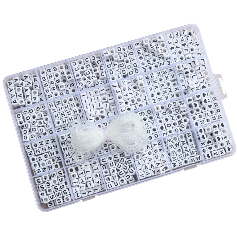1200Pcs 6Mm Square Acrylic Let - Jewelry Making Game 评论和价格