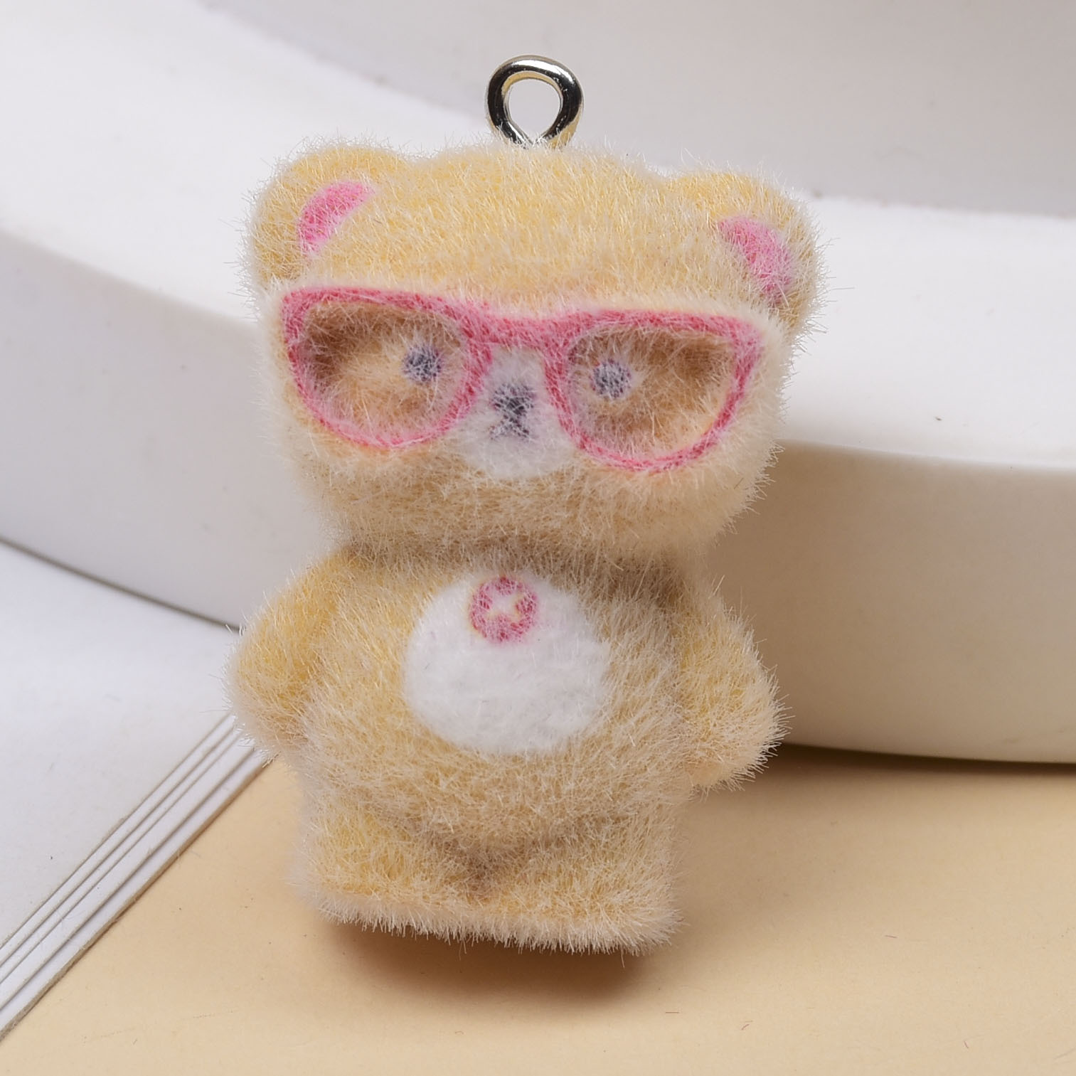 3pcs 3D Flocking Glasses Littl - Jewelry Making Glasses 评论和价格