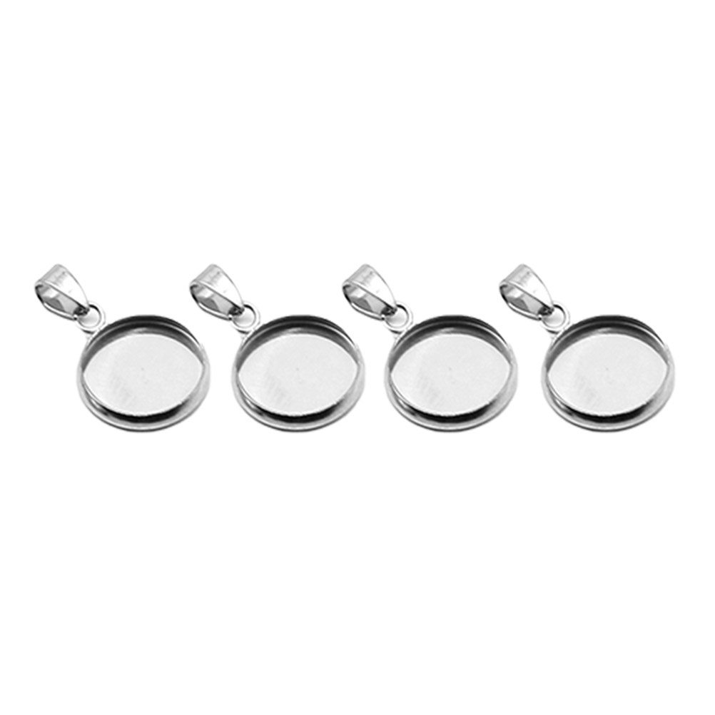 20Pcs DIY Pendant Holder Set S - Making Custom Jewelry 评论和价格