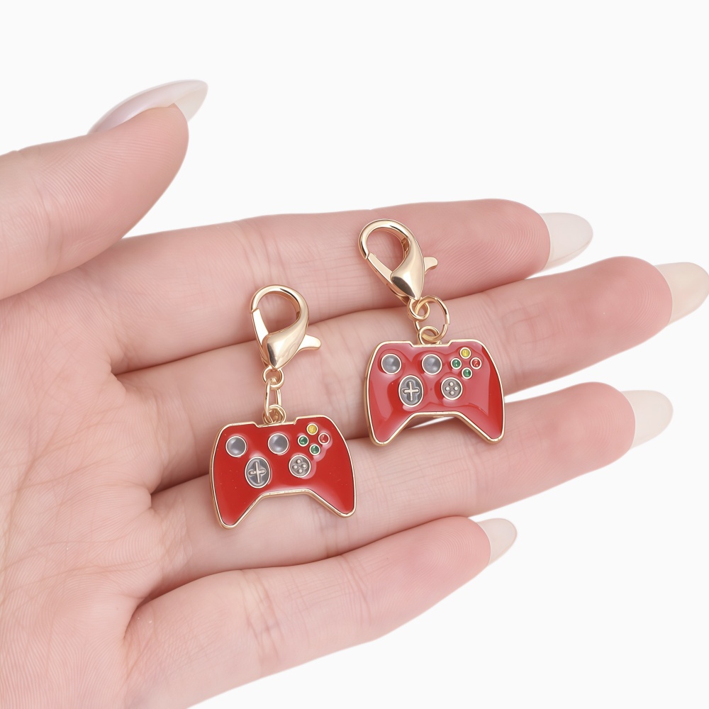 10Pcs Enamel Game Controller C - Jewelry Making Game 评论和价格