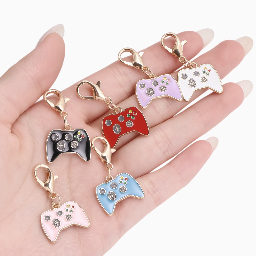 10Pcs Enamel Game Controller C - Jewelry Making Game 评论和价格