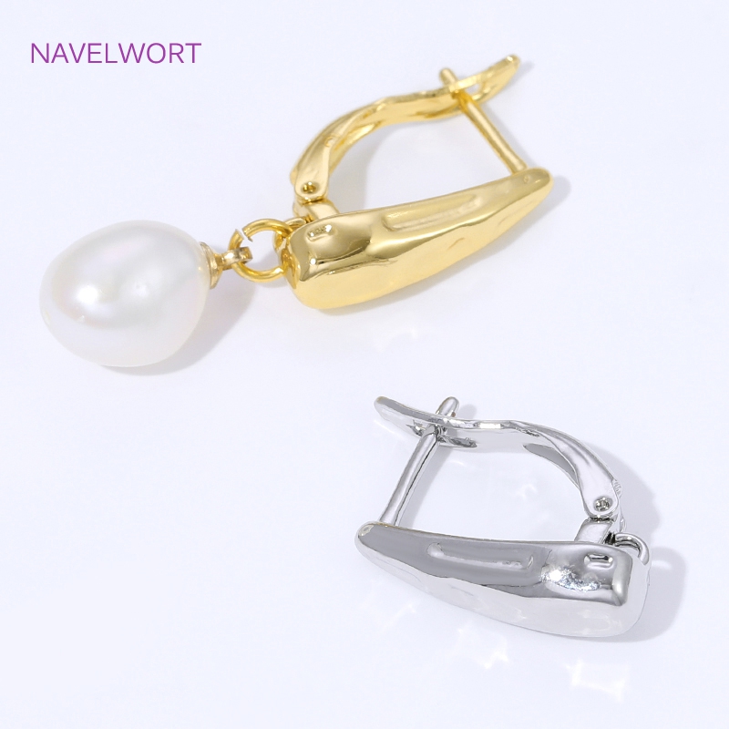 18K Gold Plated Smooth Earring - Jewelry Making Kit 评论和价格