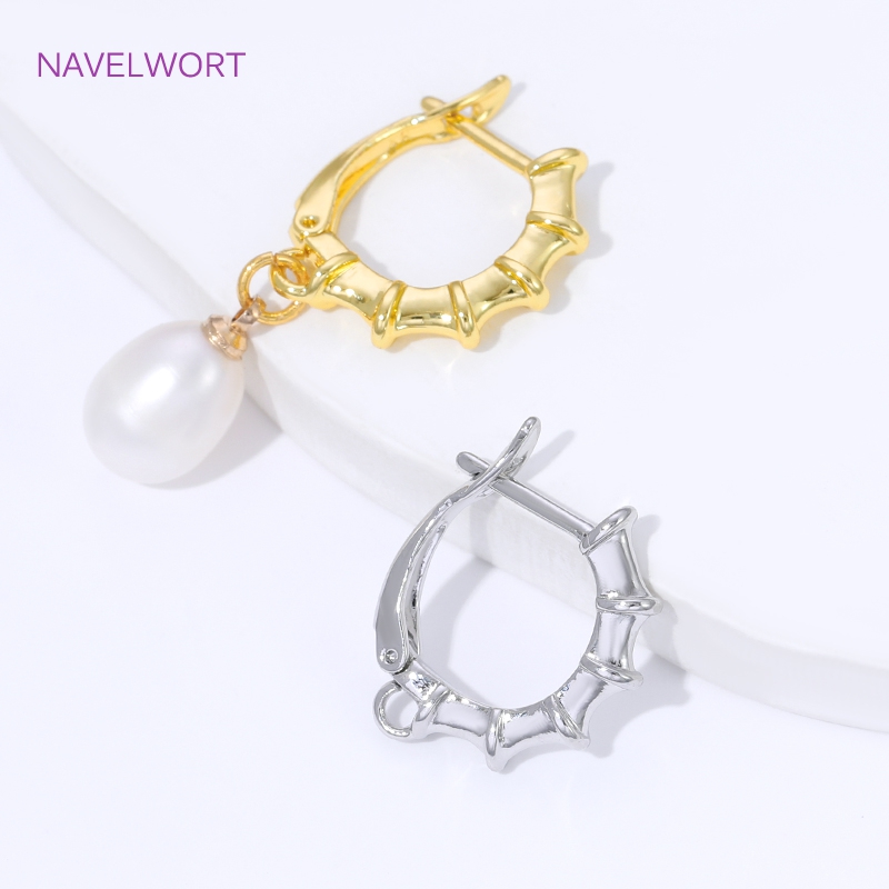 18K Gold Plated Smooth Earring - Jewelry Making Kit 评论和价格
