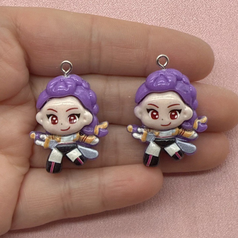 10pcs resin cartoon pendant, D - Jewelry Making Resin 评论和价格