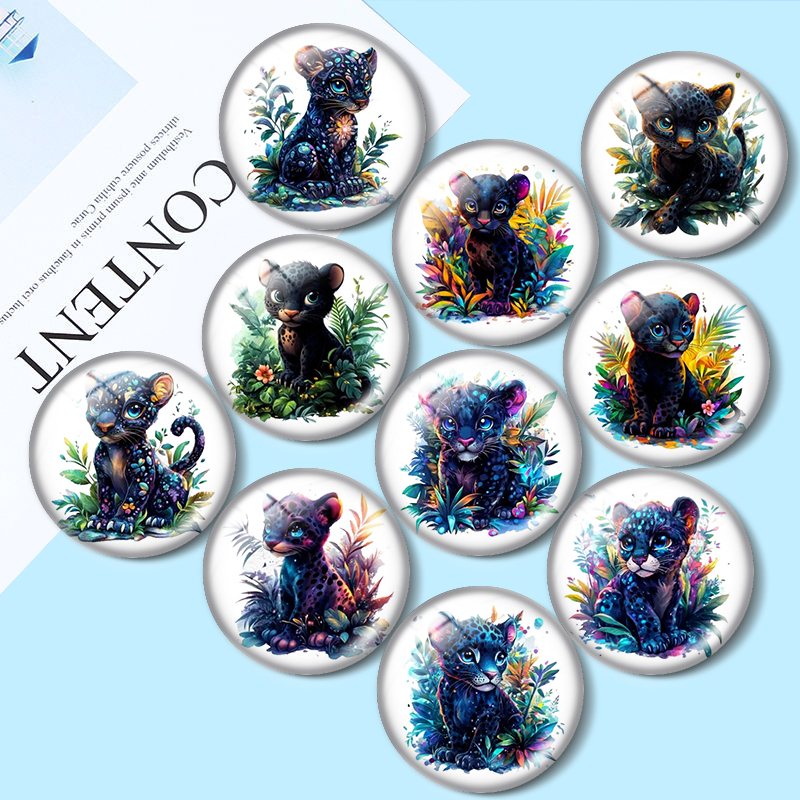 Black Panther Clipart 10pcs Co - Jewelry Making Drawing 评论和价格