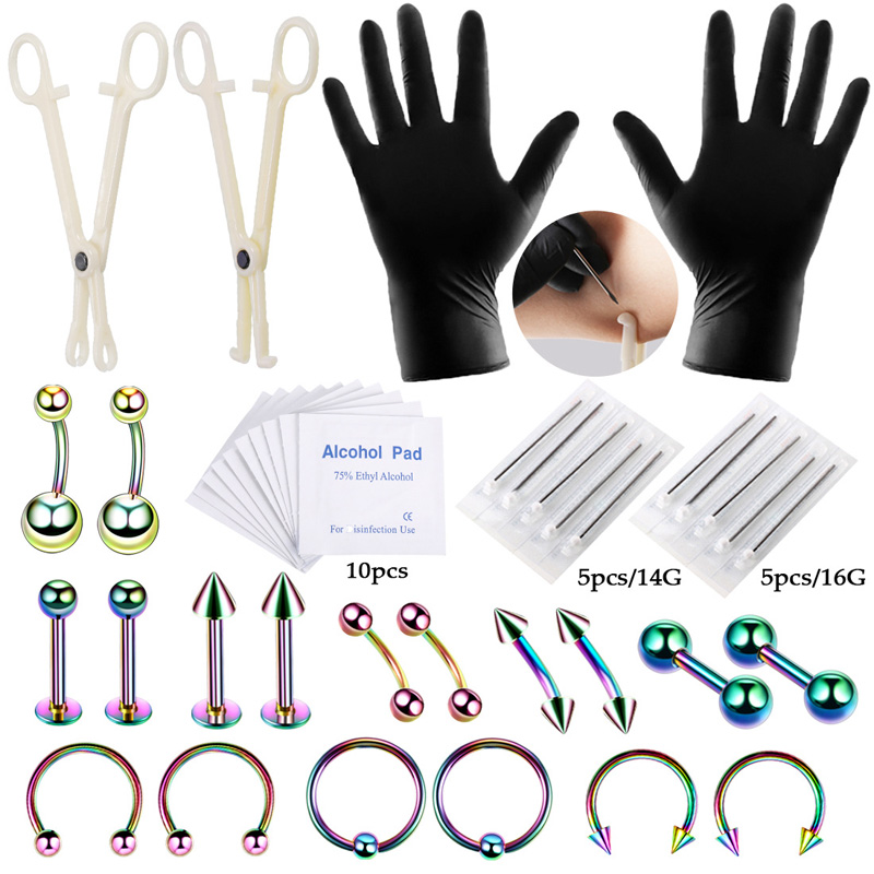 42pcs/set Body Piercing Tool K - Jewelry Making Pliers Set 评论和价格