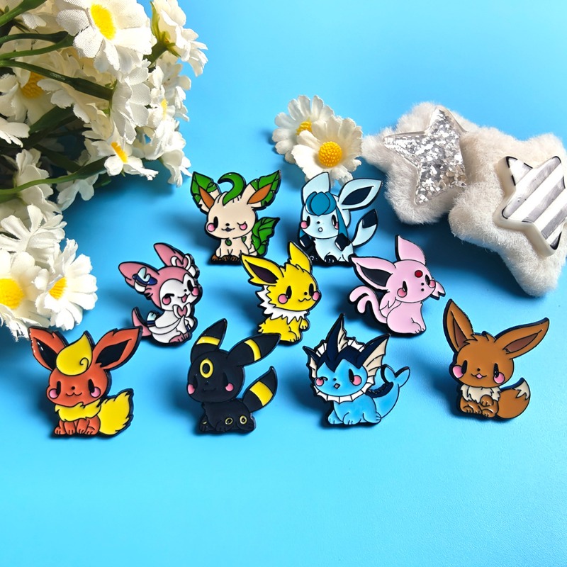 Hot 9 Pcs Anime Elf Brooch Set - Jewelry Making Kit 评论和价格