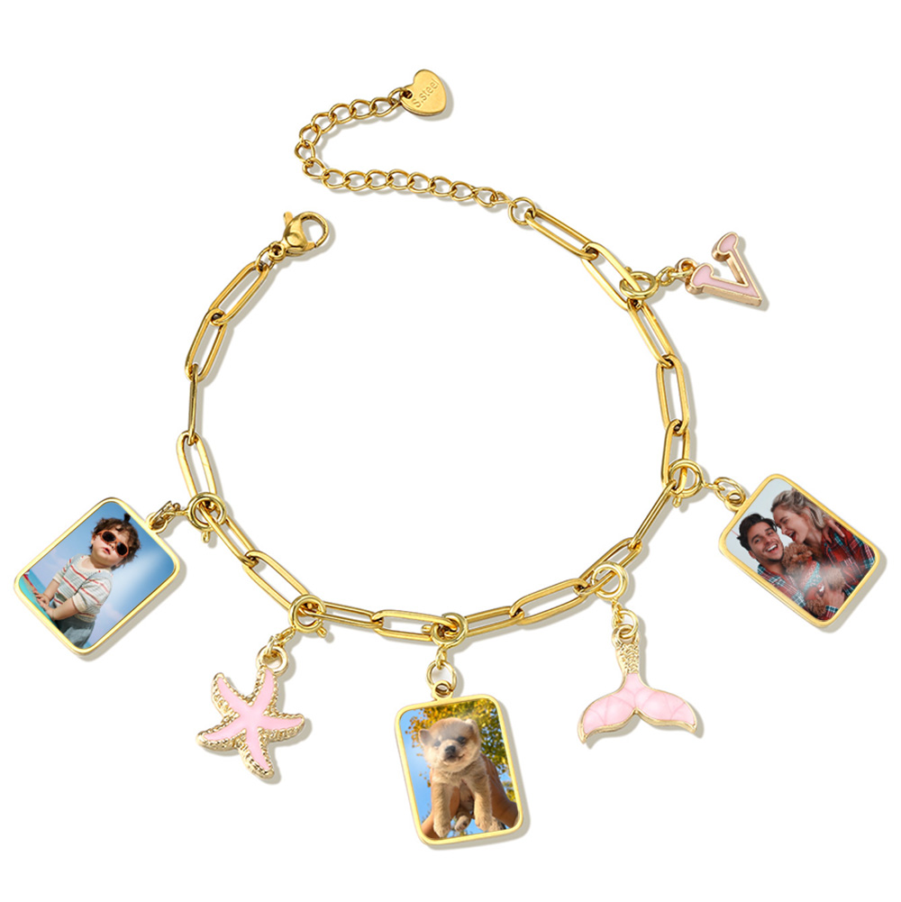 Customized Photo Letter Flag P - Making Custom Jewelry 评论和价格