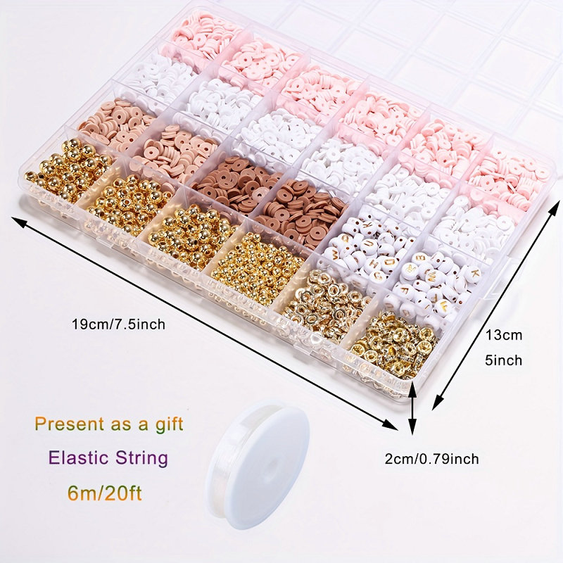 Style DIY Clay Beads Bracelet  - Jewelry Making For Birthday Party 评论和价格