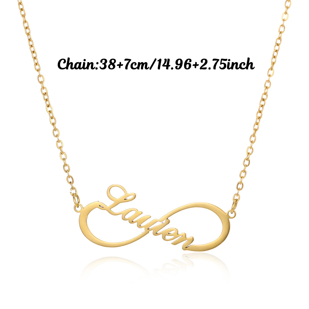 Custom Name Infinity Necklaces - Making Custom Jewelry 评论和价格