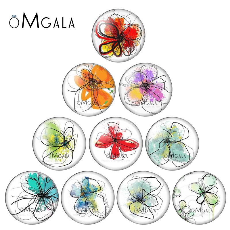 Mix Color Art Drawing Flowers  - Jewelry Making Drawing 评论和价格