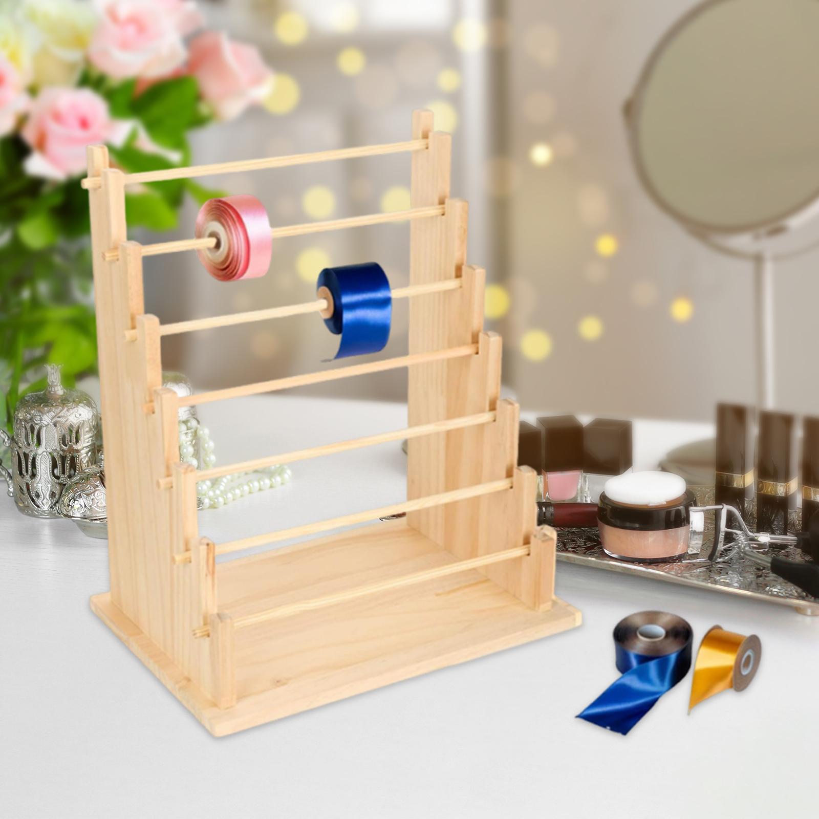 Wooden Ribbon Organizer Rack S - Jewelry Making Store 评论和价格