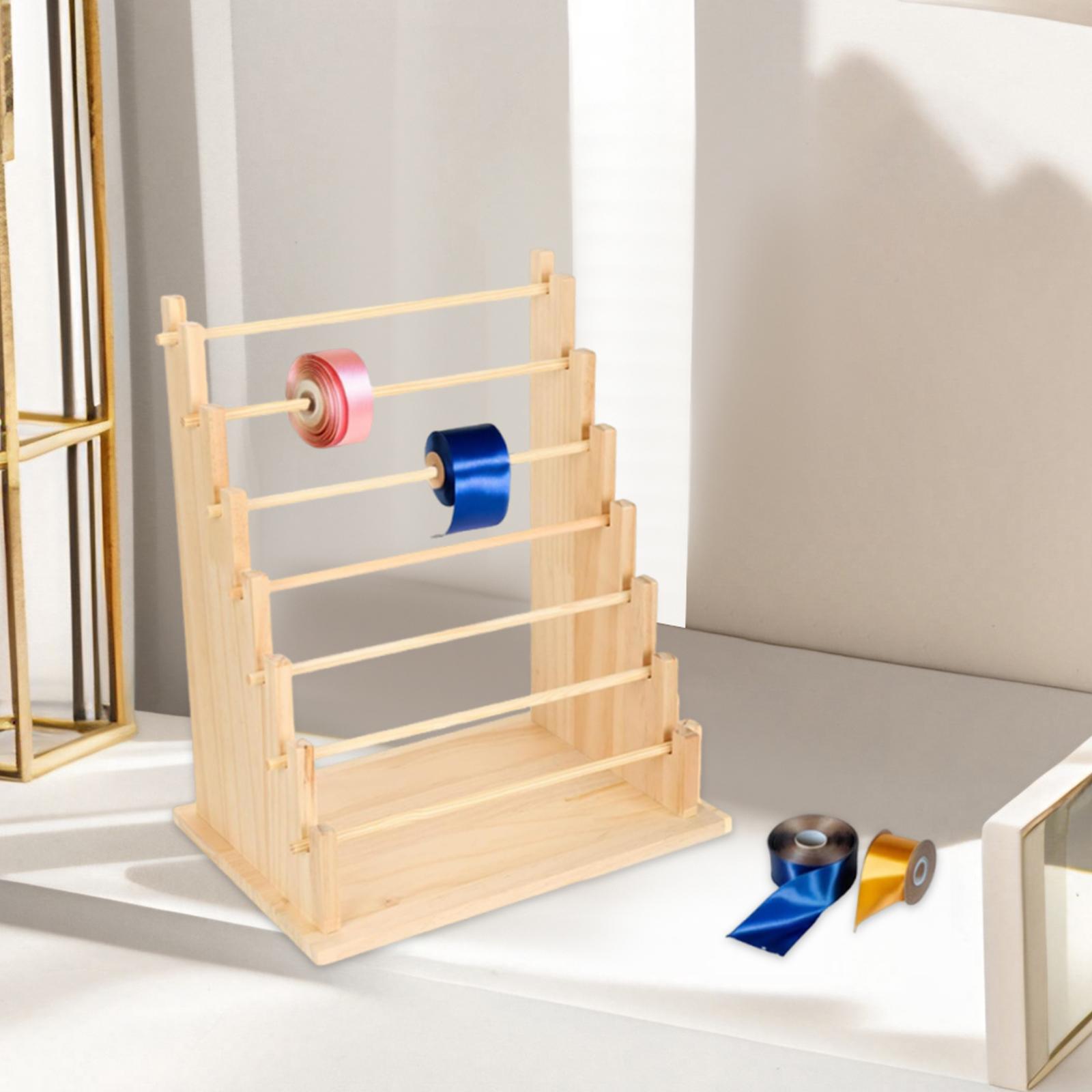 Wooden Ribbon Organizer Rack S - Jewelry Making Store 评论和价格