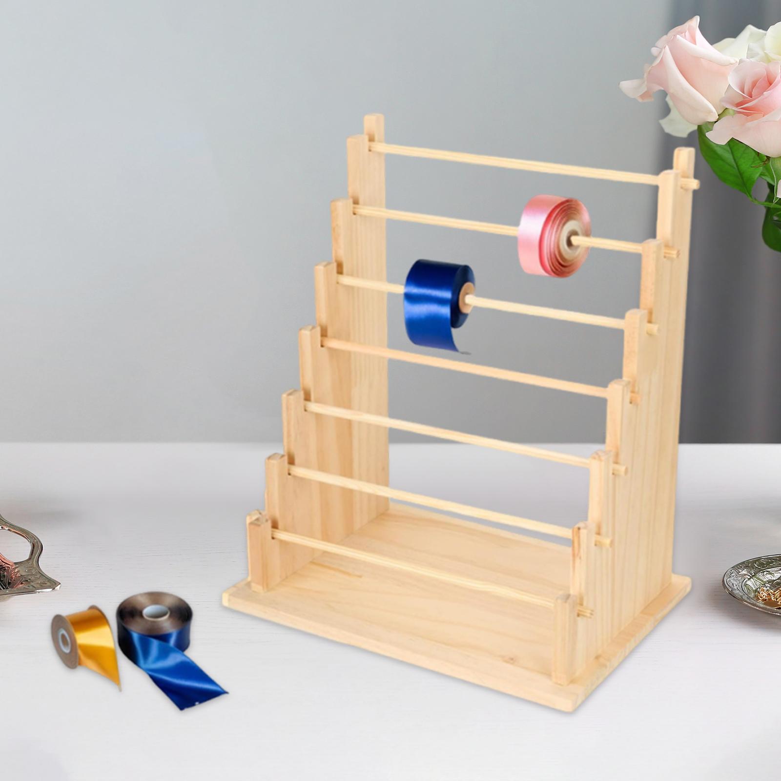 Wooden Ribbon Organizer Rack S - Jewelry Making Store 评论和价格