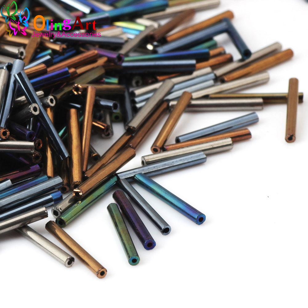 OlingArt Metallic Multicolor T - Seed Bead Tube 评论和价格