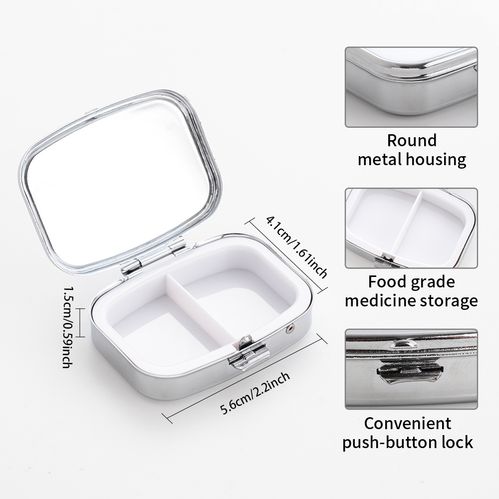 1 Heart-Shaped Mini Pill Box,  - Jewelry Making Store 评论和价格