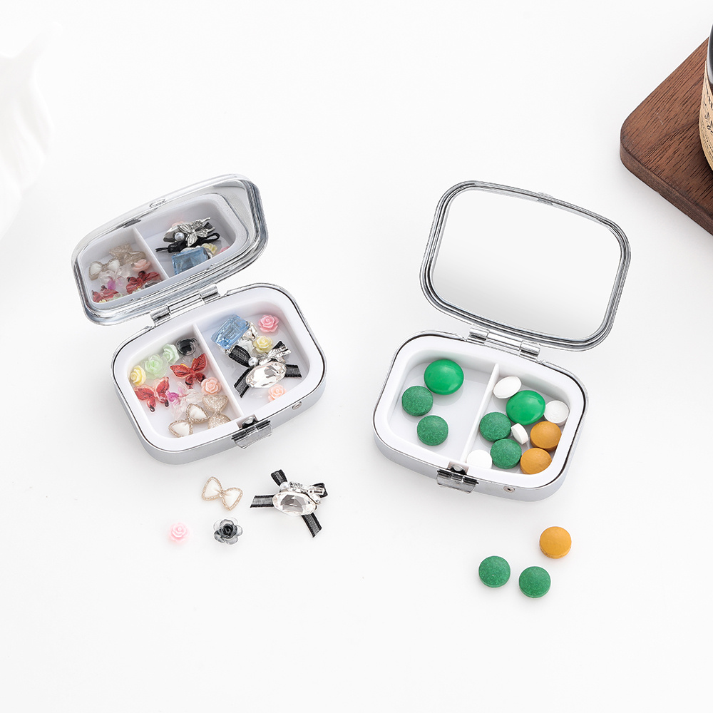 1 Heart-Shaped Mini Pill Box,  - Jewelry Making Store 评论和价格