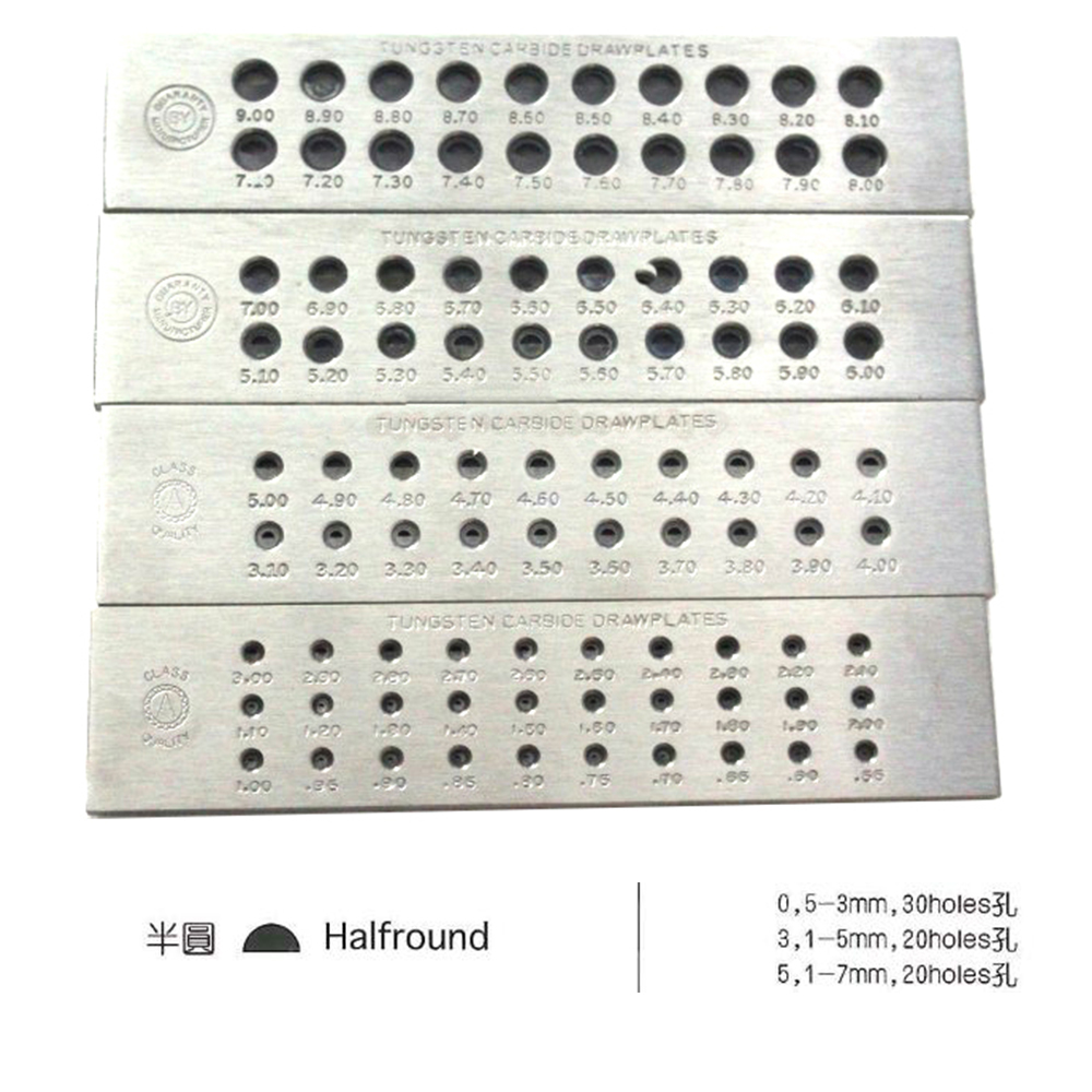 Half Round Tungsten Carbide Dr - Jewelry Making Drawing 评论和价格