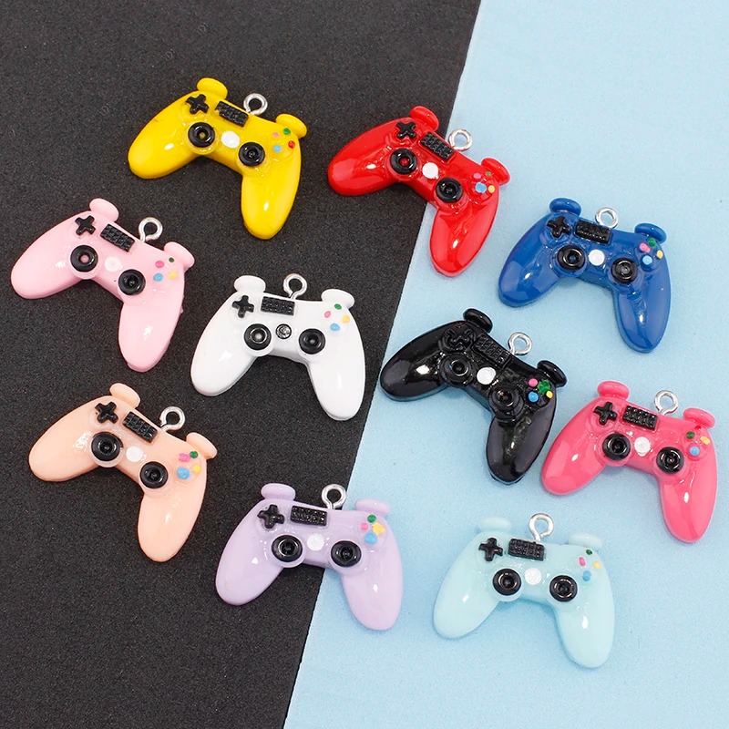 10Pcs 23mm 3D Game Controller  - Jewelry Making Game 评论和价格
