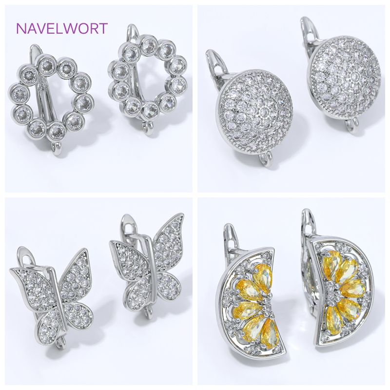 18K Gold Plated Fan Shape Flow - Jewelry Making Kit 评论和价格