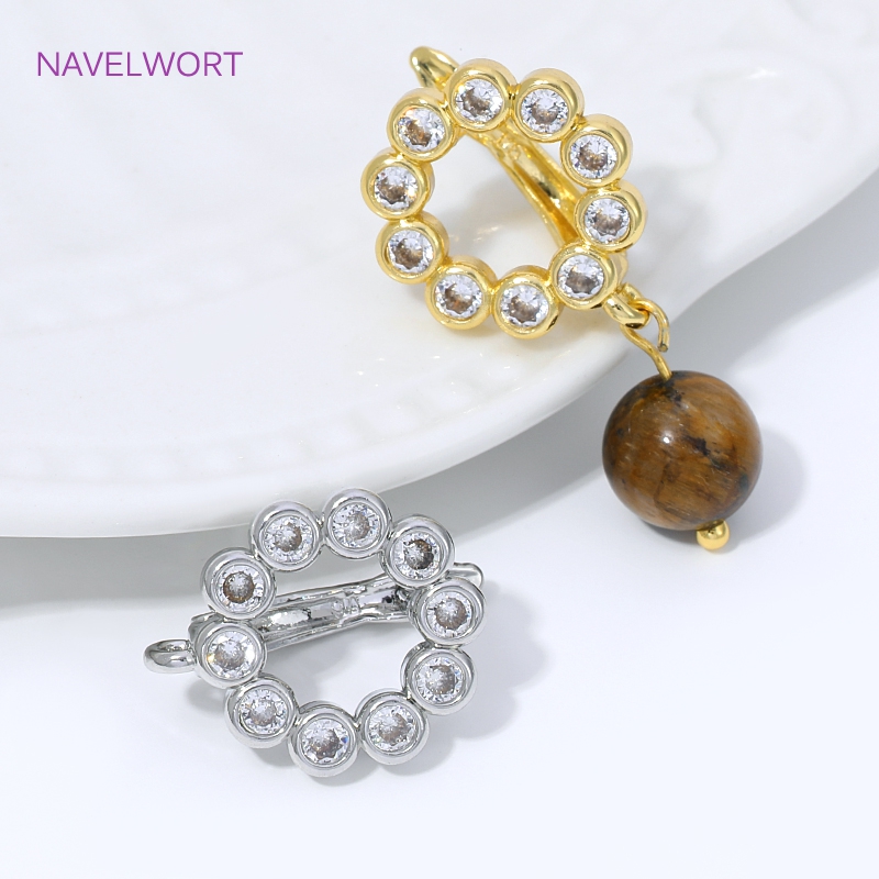 18K Gold Plated Fan Shape Flow - Jewelry Making Kit 评论和价格