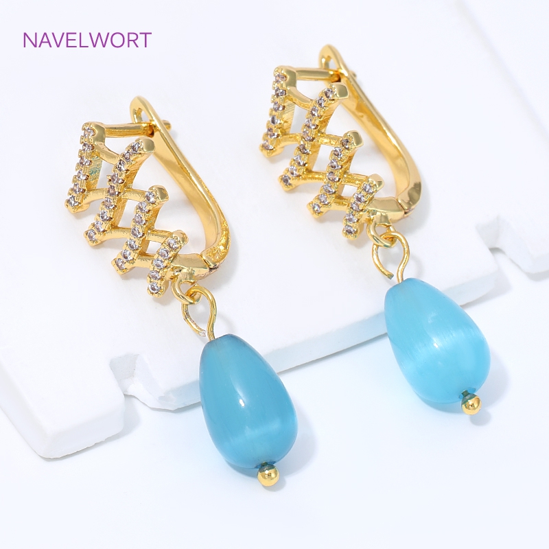 18K Gold Plated Fan Shape Flow - Jewelry Making Kit 评论和价格