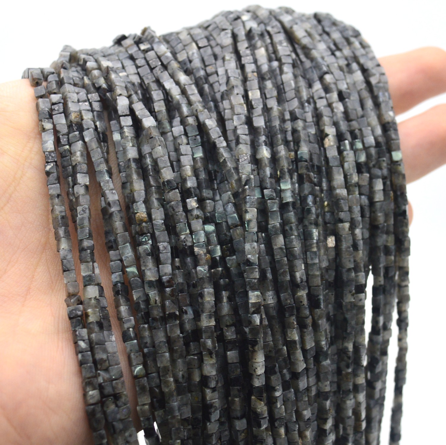 2mm 4mm Natural Gray Labradori - Jewelry Making Store 评论和价格