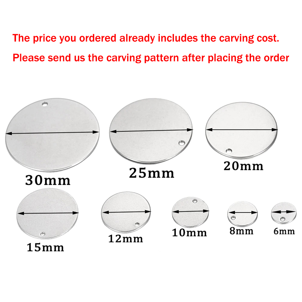 100pcs/lot Custom Laser Engrav - Making Custom Jewelry 评论和价格