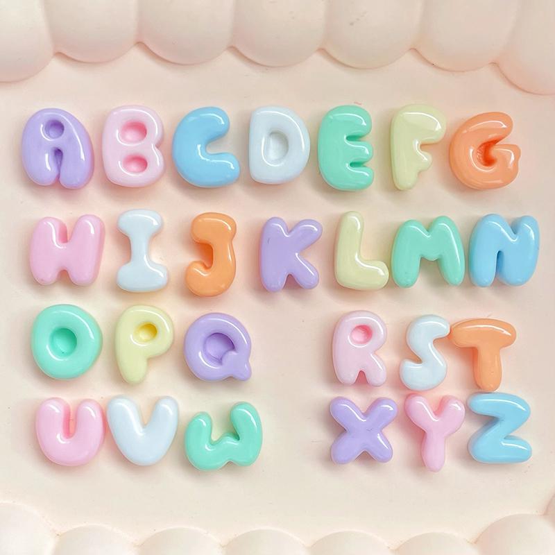 Resin Alphabet Letter Charms 2 - Jewelry Making Classes 评论和价格
