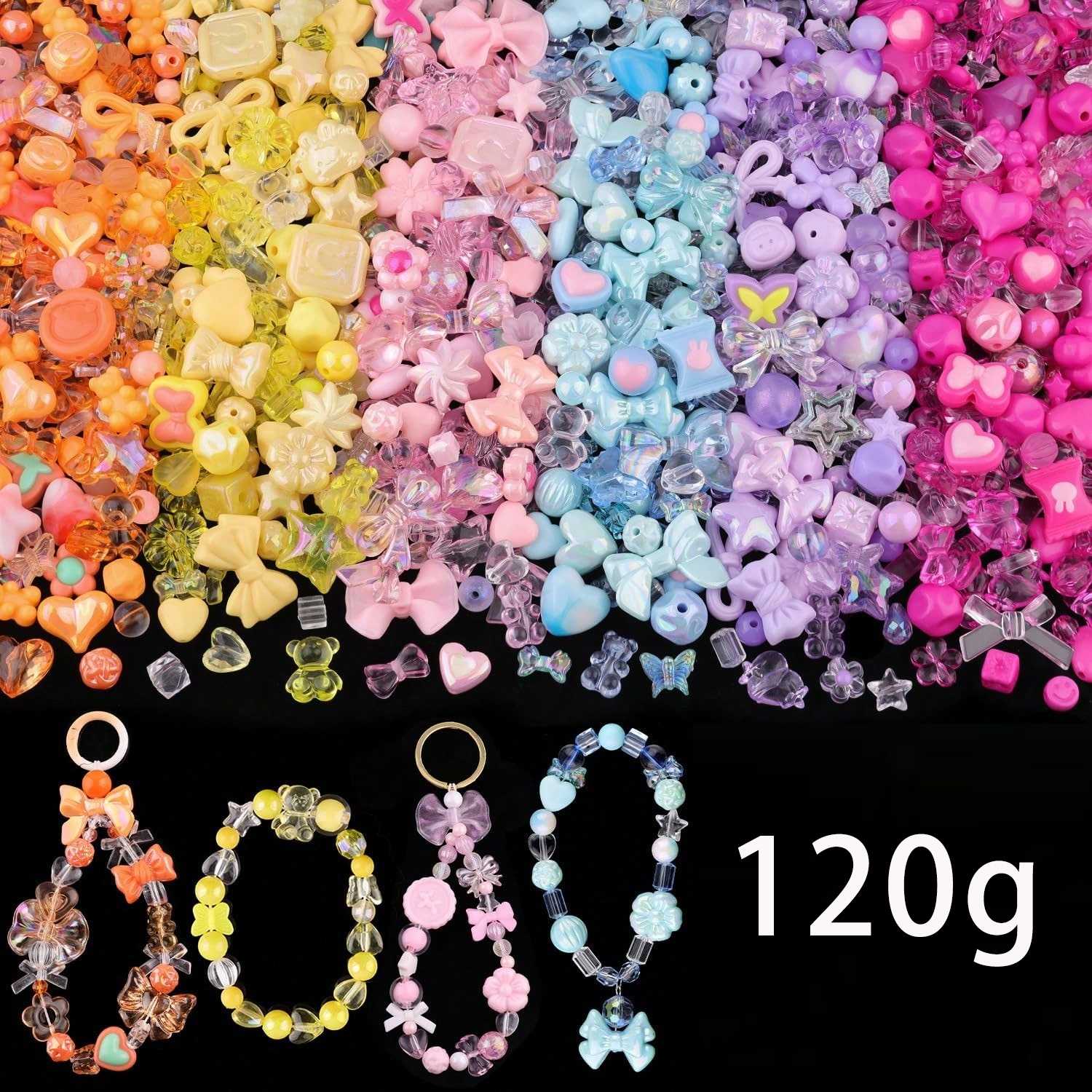 1bag Mixing Style Candy Color  - Jewelry Making Game 评论和价格