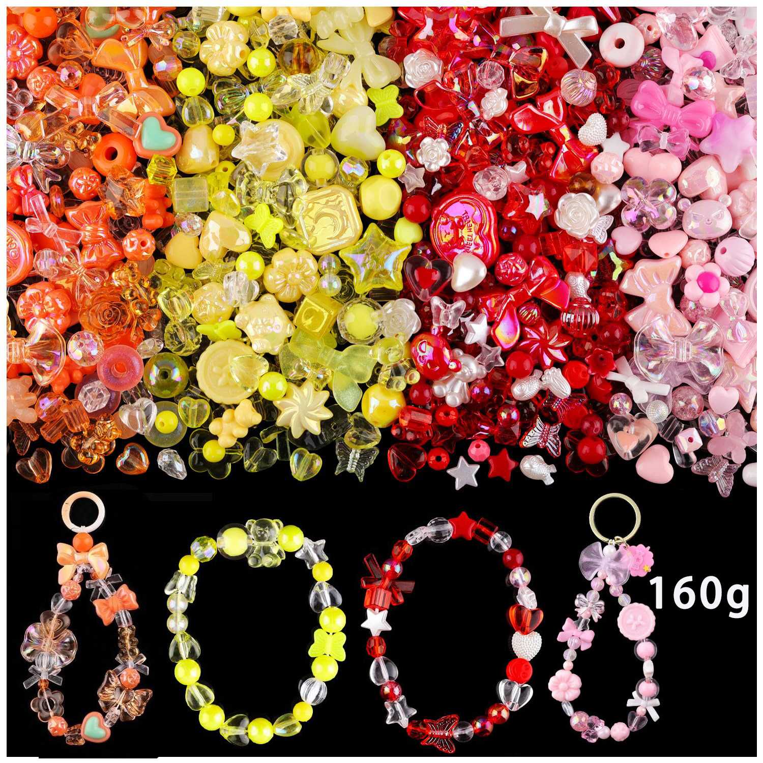 1bag Mixing Style Candy Color  - Jewelry Making Game 评论和价格
