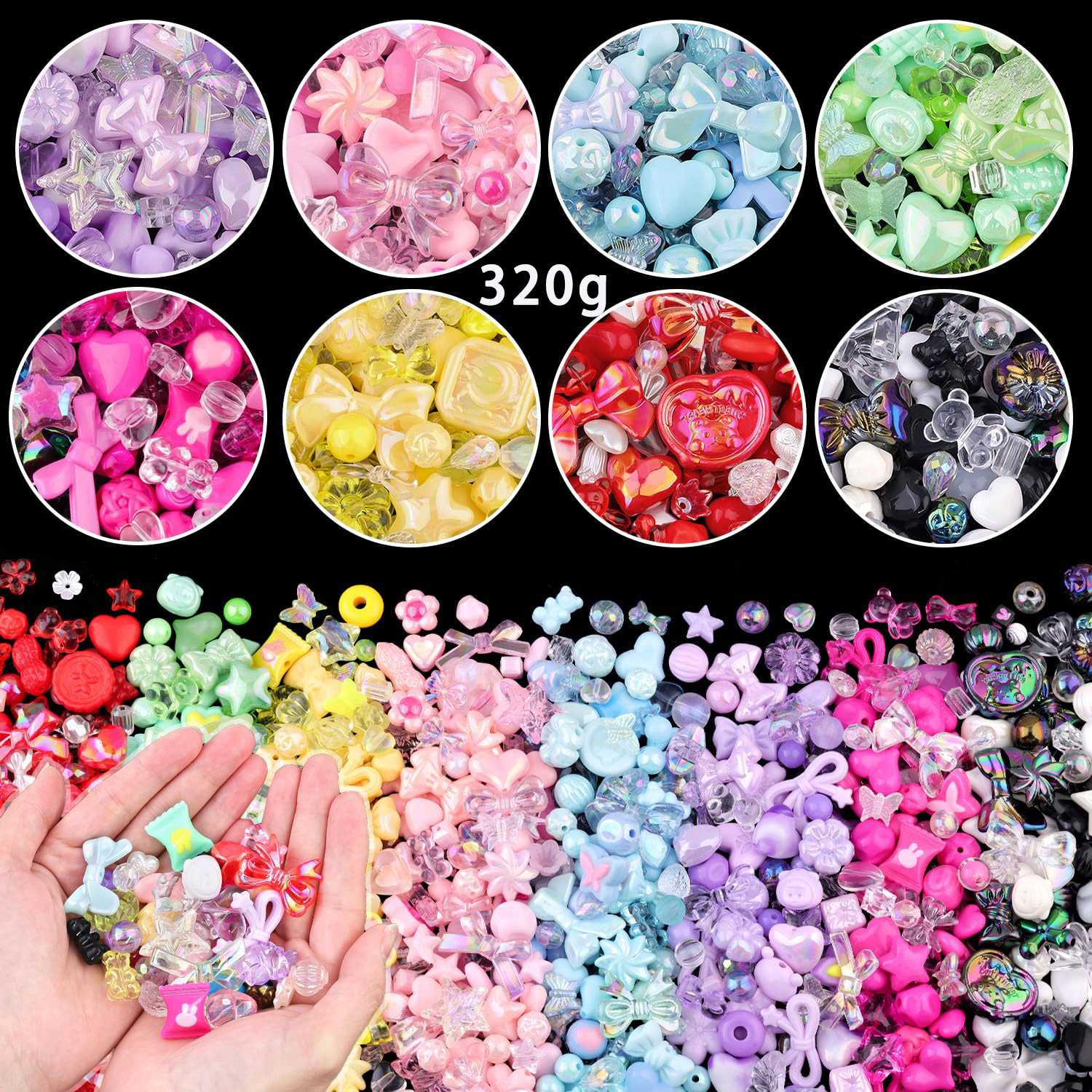 1bag Mixing Style Candy Color  - Jewelry Making Game 评论和价格