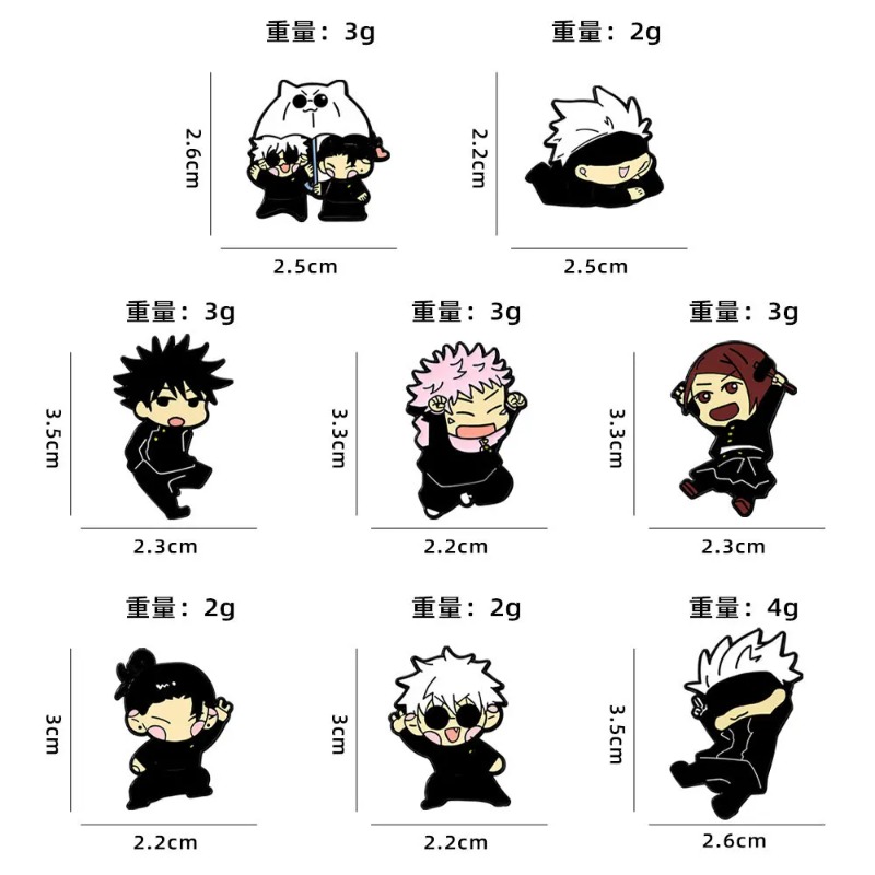 8pcs Anime Itadori Yuji Enamel - Jewelry Making Kit 评论和价格